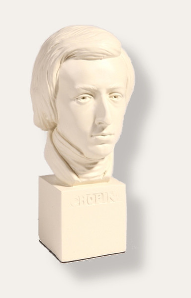 Composer Bust - Chopin Frederick Bust 11" High Sculpture